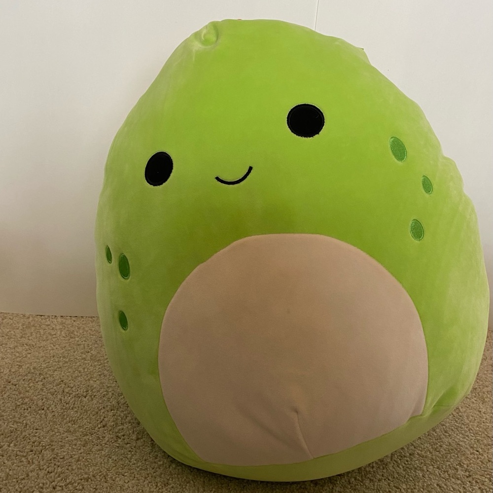 Squishmellow Seanster the green dinosaur 16in